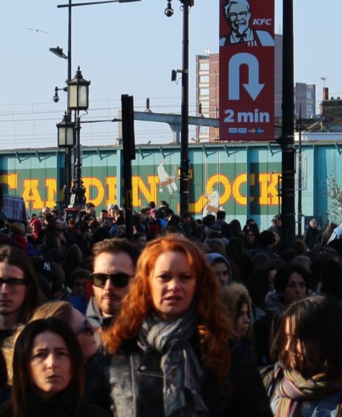 Camden Hight Street market rail bridge